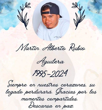 Repartidores rinden homenaje póstumo a joven fallecido en accidente de autobús en Torreón