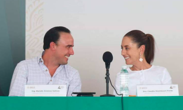 Claudia Sheinbaum y Manolo Jiménez reafirman compromiso con Coahuila en reunión con familias de mineros