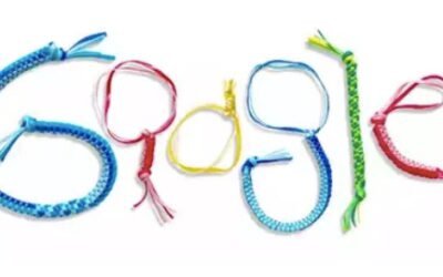 Google celebra el arte del scoubidou con su último Doodle