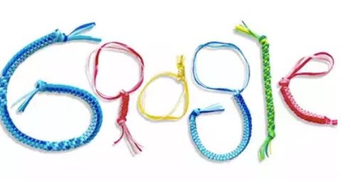 Google celebra el arte del scoubidou con su último Doodle