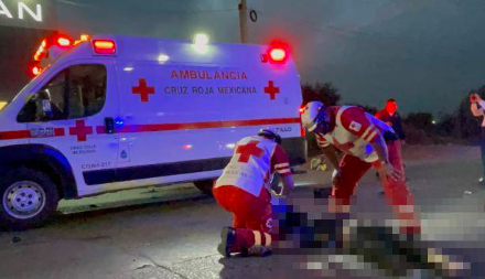 Muere motociclista en trágico accidente en Saltillo, Coahuila; cuerpo permaneció en carretera por más de tres horas