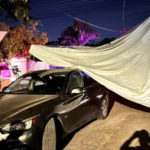 San Judas Tadeo en Torreón: borracho arrastra toldo de reliquia