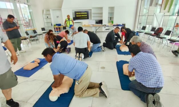 Dirección de Ecología y Protección al Ambiente de Gómez Palacio toma capacitación en primeros auxilios