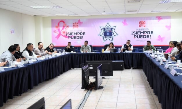 Autoridades de Torreón reafirman su compromiso para mantener la paz y seguridad