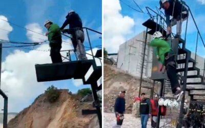 Turista sobrevive a accidente en el «Columpio Extremo» de Real de Catorce y denuncia falta de atención médica