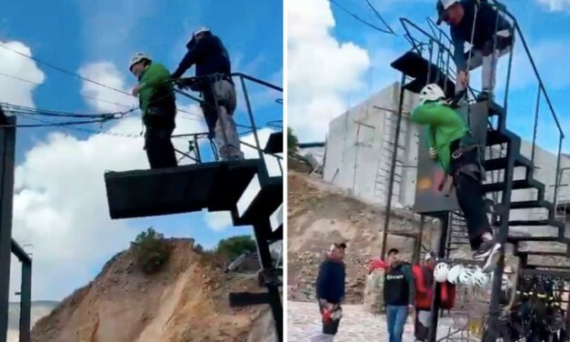 Turista sobrevive a accidente en el «Columpio Extremo» de Real de Catorce y denuncia falta de atención médica