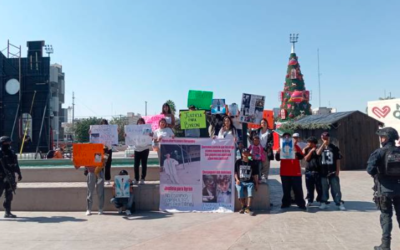 Manifestación en Presidencia de Torreón por la muerte de menor en quinta