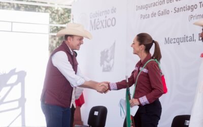 Claudia Sheinbaum y Esteban Villegas trabajarán de la mano por el bien de los pueblos indígenas