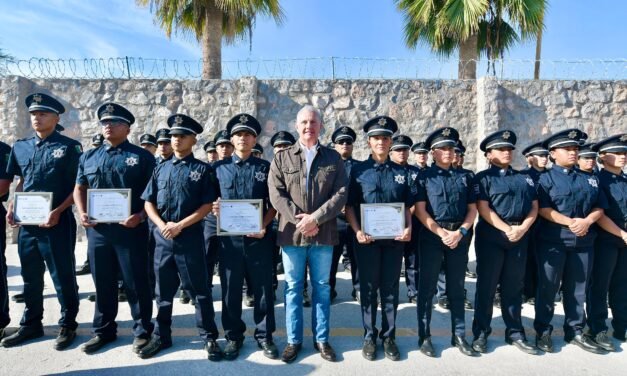 Más Seguridad y Orden en Torreón con la graduación de 80 elementos policiacos