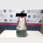 Hombre ´incomprendido´ roba la tapa de un bote de basura de Oxxo en Torreón