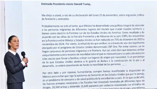 Sheinbaum desafía a Trump: «México no cederá ante amenazas comerciales»