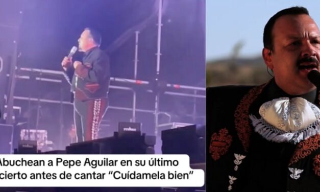 Pepe Aguilar es abucheado en concierto tras dedicar canción a su hija Ángela en medio de polémica por Christian Nodal