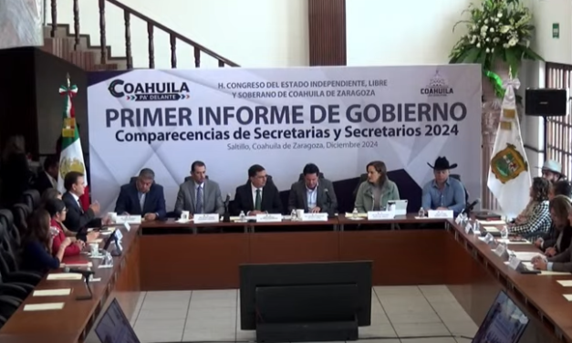 Tras informe de Manolo Jiménez, secretarios de Coahuila comparecen