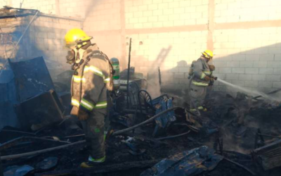 Incendio consume taller de bicicletas en Torreón: no quedó nada