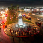 Leticia Herrera enciende el monumento ‘Espíritu de la Luz’ en Gómez Palacio