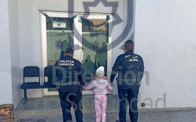 Localizan a niña de 6 años desaparecida en Torreón: DSPM destaca en su labor de búsqueda