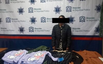 Mujer casi roba seis mil pesos de ropa invernal en Del Sol de Torreón