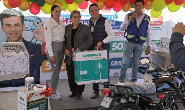 Gómez Palacio: Sideapa premia la puntualidad de sus usuarios con un gran sorteo