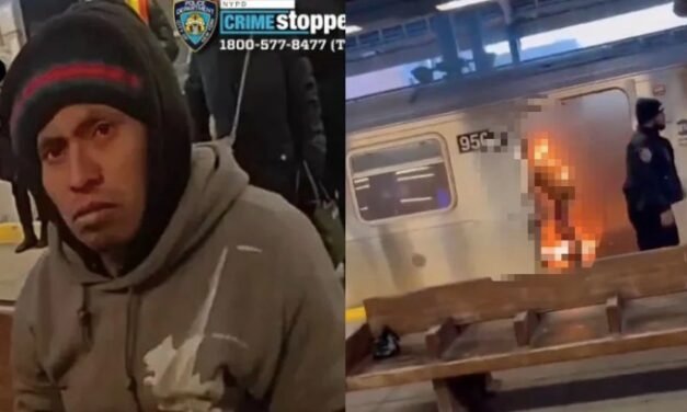 Detienen a un hombre por quemar viva a una mujer en el metro de Nueva York