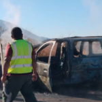 Familia pierde camioneta recién comprada durante incendio en Coahuila