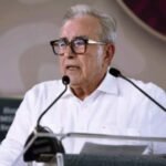Gobernador Rocha Moya enfrenta protestas y asegura combate frontal al crimen