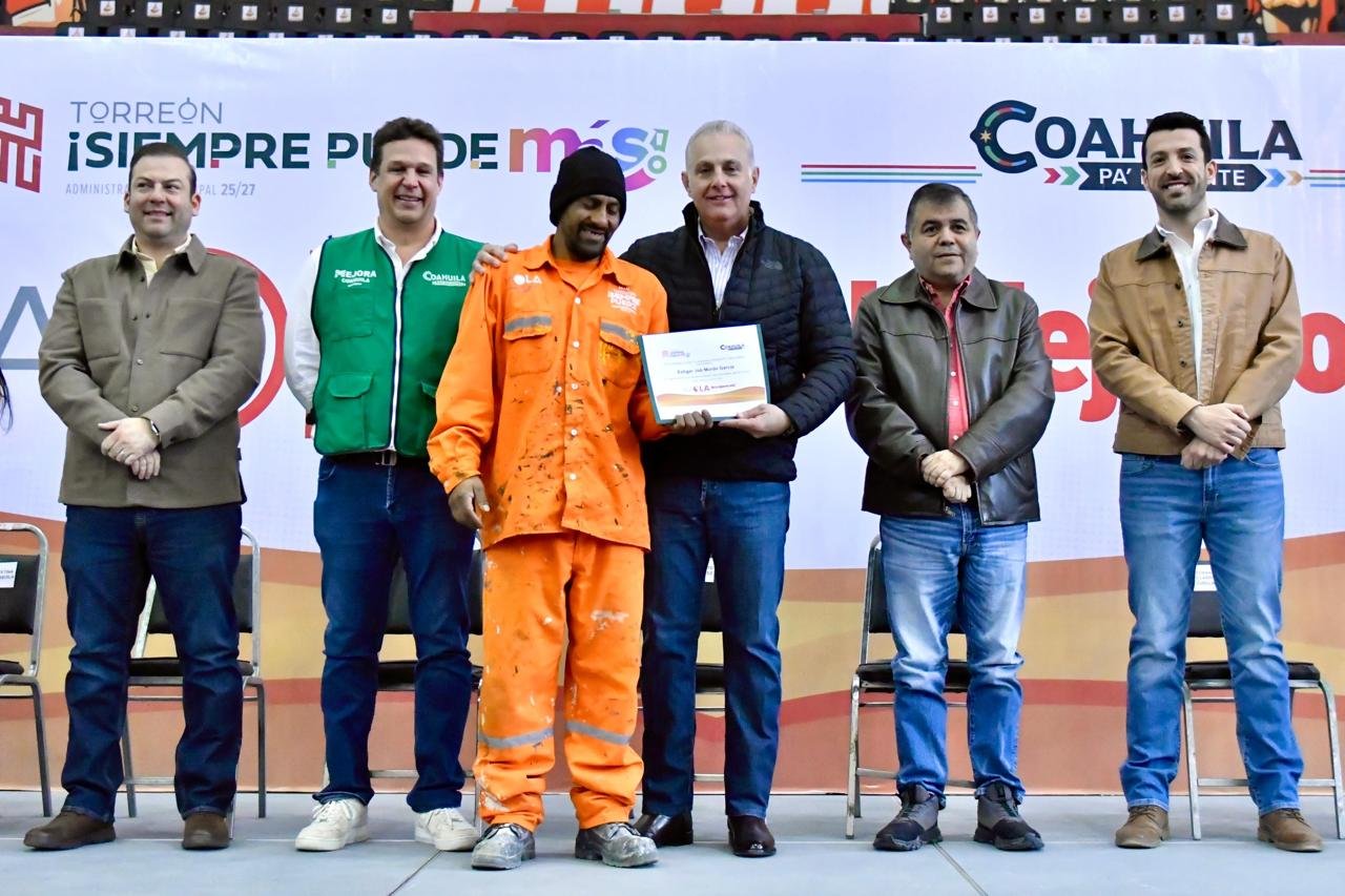 Torreón está limpio gracias a La Ola: Aumentarán su salario