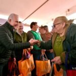 Familias del ejido La Estrella en Torreón reciben apoyos contra el frío