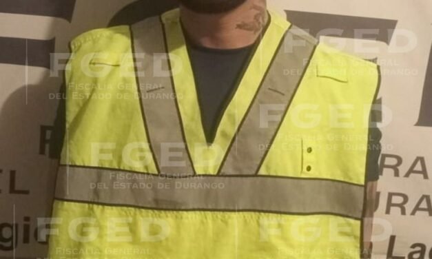 Fiscalía de Durango captura a presunto feminicida en Gómez Palacio