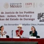Sheinbaum y Villegas presentan Plan de Justicia para pueblos indígenas en Durango