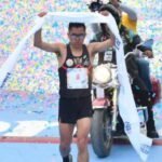 Hesiquio Flores y Fanny Oropeza se coronan en el Maratón Internacional Lala 2025