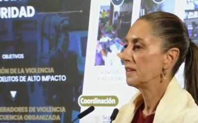 Homicidios dolosos bajan 14% en los primeros seis meses del gobierno de Claudia Sheinbaum
