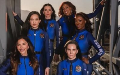 Katy Perry viaja al espacio en la primera misión femenina de Blue Origin