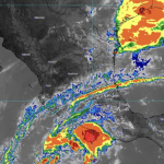 Alerta en el Pacífico: zona de baja presión podría convertirse en el ciclón Alvin, el primero de la temporada 2025