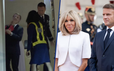 ¿Brigitte Macron cacheteó a Emmanuel frente a las cámaras? Esto fue lo que realmente pasó