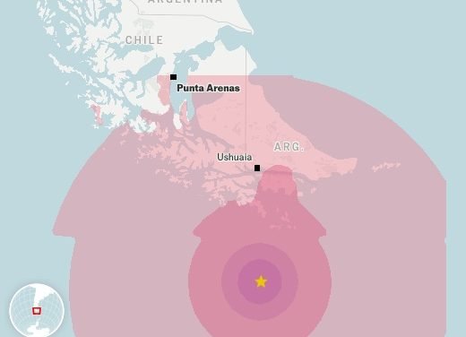 Terremoto de magnitud 7.5 sacude Puerto Williams; suspenden evacuación por riesgo de tsunami