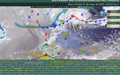Alerta amarilla en Coahuila por lluvias intensas y posible formación de tornados
