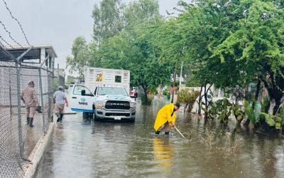 Activan plan de atención a lluvias en Torreón tras encharcamientos y apagones