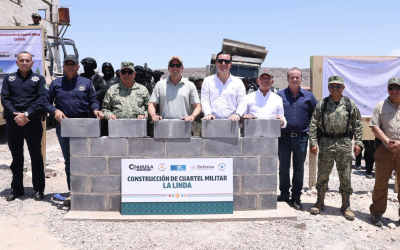 Coahuila refuerza su frontera: inicia construcción de nuevo cuartel militar en La Linda