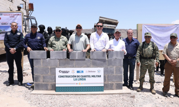 Coahuila refuerza su frontera: inicia construcción de nuevo cuartel militar en La Linda