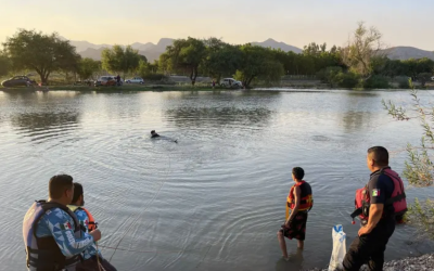 Despliegan operativo de búsqueda por joven desaparecido en el río Nazas, en Villa Juárez