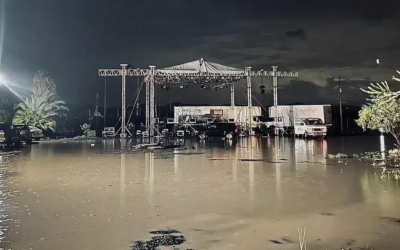 Tormenta en San Pedro obliga a cancelar baile en ejido Rosita y deja severos daños