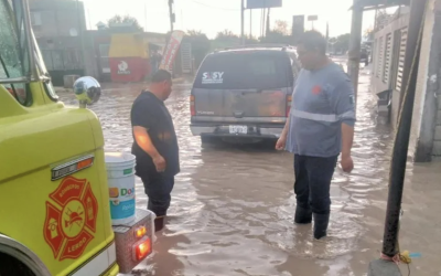 Lluvias provocan severas inundaciones en Lerdo; colonias y ejidos afectados por encharcamientos y caída de árboles