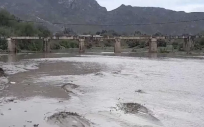 Monitorean creciente del río Aguanaval en ejidos de Torreón, Matamoros y Viesca