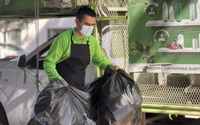 Torreón recolecta más de 1.200 kilos de reciclables a cambio de productos de limpieza