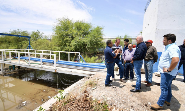 Laguna de regulación en Santiago Ramírez baja su nivel tras intensas lluvias en Torreón