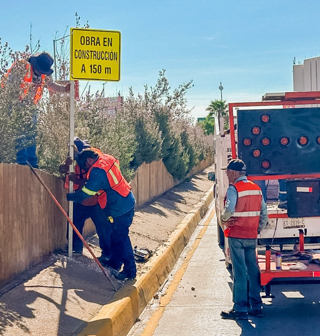Reordenan tramo del bulevar Revolución entre calles 36 y 42 en Torreón