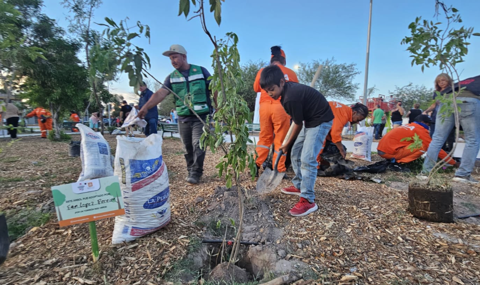 Transforman la plaza de Villa Florida: más verde, segura y familiar