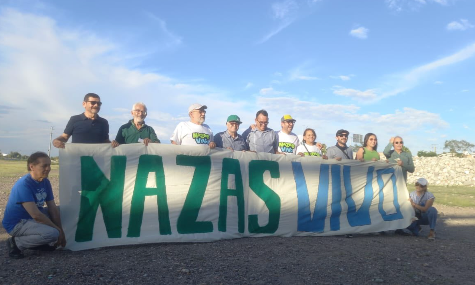 “¡Nazas vivo, Nazas libre!”: el canto colectivo que pide agua para el río