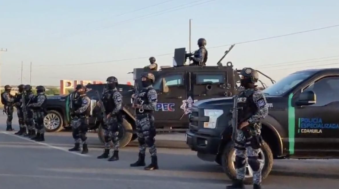 INEGI: Seis agentes estatales asesinados en Coahuila