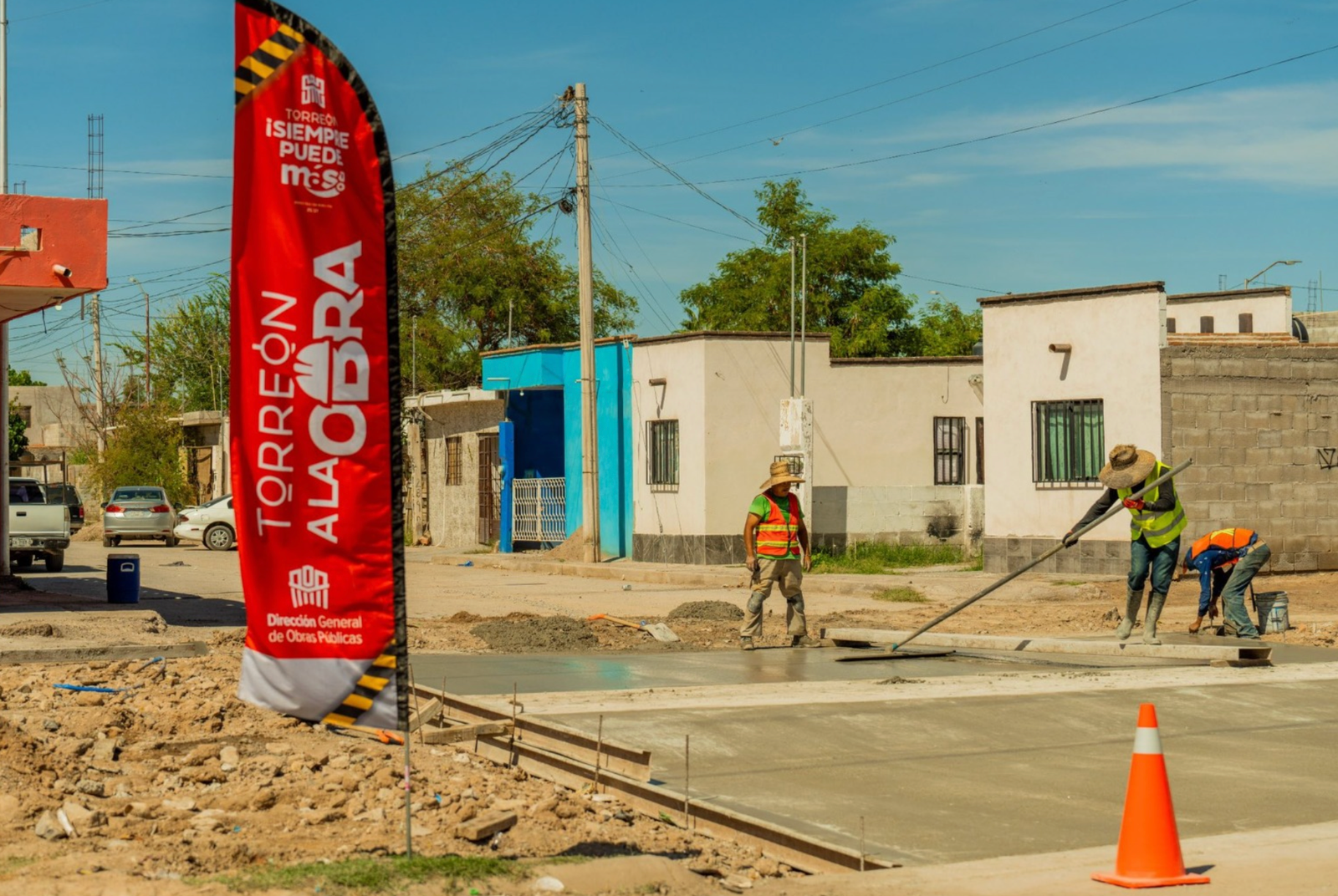 Inician obras del Parque Lineal Zaragoza en Torreón